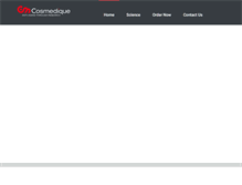Tablet Screenshot of cosmedique.com